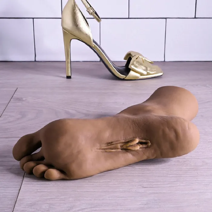 Male Sex Toys Evolved Novelties Pussy Footin Realistic Foot Fetish Masturbator Chocolate