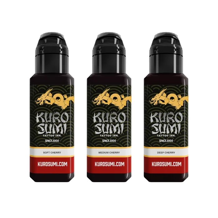 Male Sex Toys Kuro Sumi Cherry Lining Shading Set Kuro Sumi Tattoo Ink Pick Size