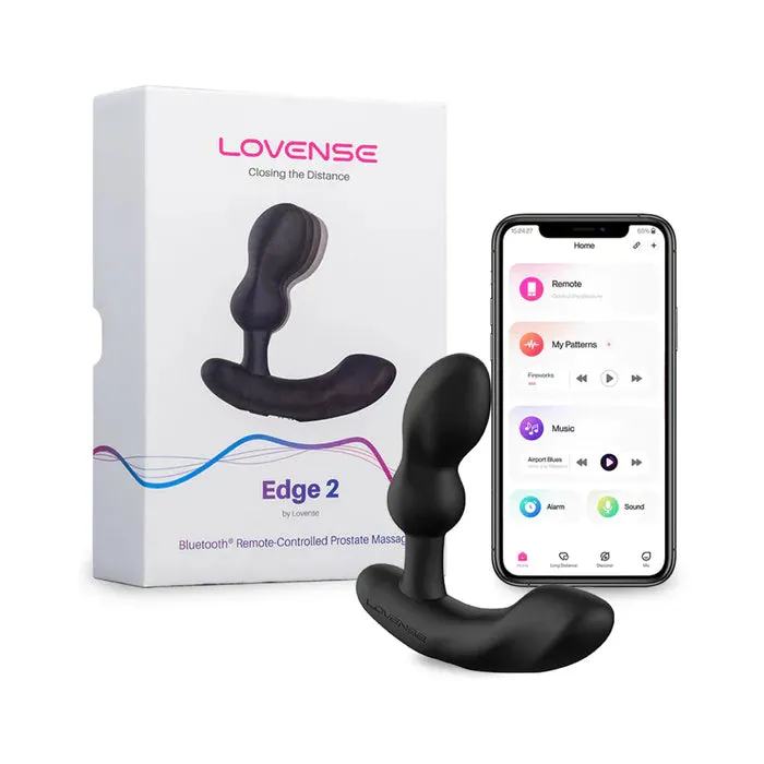 Male Sex Toys Lovense Lovense Edge 2 Bluetooth RemoteControlled Adjustable Prostate Massager Male Sex Toys Lovense Lovense Edge 2 Bluetooth RemoteControlled Adjustable Prostate Massager