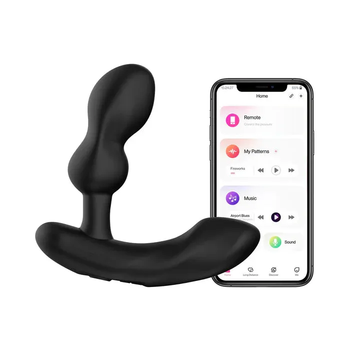 Male Sex Toys Lovense Lovense Edge 2 Bluetooth RemoteControlled Adjustable Prostate Massager