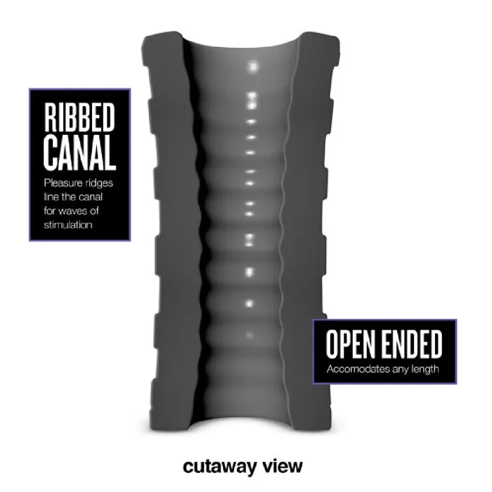 Male Sex Toys M for Men Hekx Discreet Silicone Penis Stroker Blush