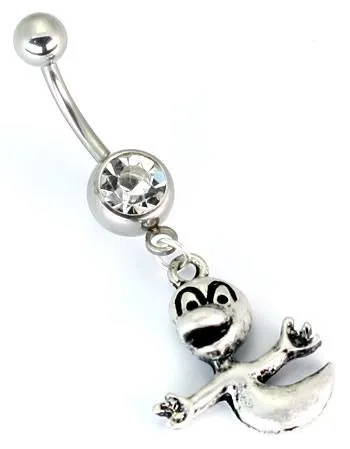 Male Sex Toys Painful Pleasures 14g 716 Casper the Ghost Charm Belly Button Ring Male Sex Toys Painful Pleasures 14g 716 Casper the Ghost Charm Belly Button Ring