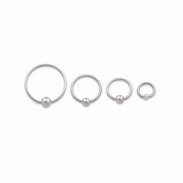Male Sex Toys Painful Pleasures 18g Stainless Steel Captive Bead Ring Price Per 1