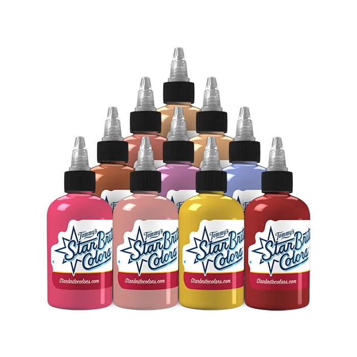 Male Sex Toys StarBrite Tommys George Galindo Series Ink Set StarBrite Colors Signature Series by Tommys Supplies 10 1oz Bottles