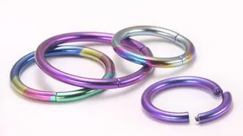 Male Sex Toys Tilum Tilum 14g Anodized Titanium Segment Ring Price Per 1