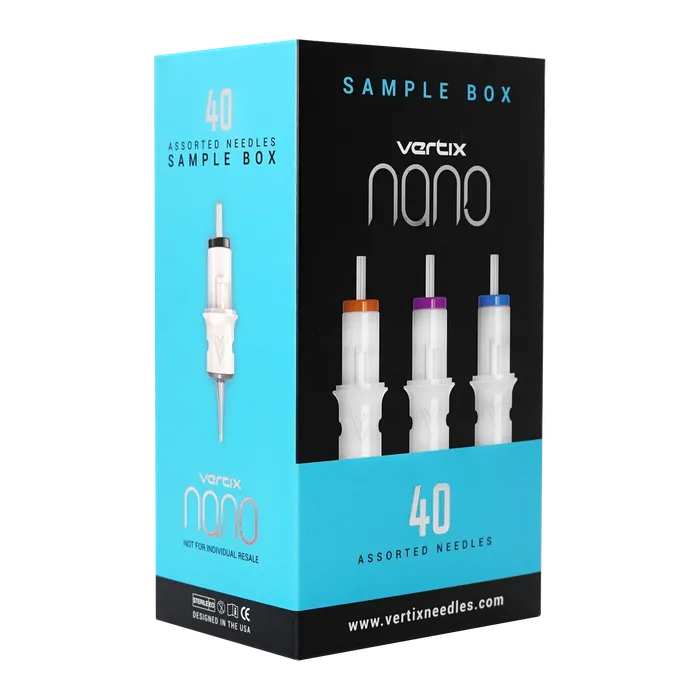 Male Sex Toys Vertix Vertix Nano Membrane Cartridge Needles Sample Pack of 40 Male Sex Toys Vertix Vertix Nano Membrane Cartridge Needles Sample Pack of 40
