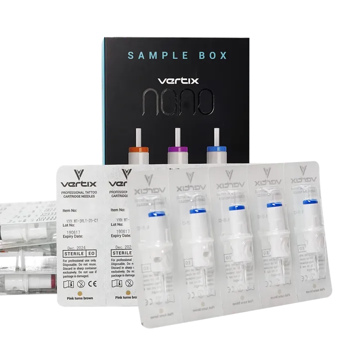 Male Sex Toys Vertix Vertix Nano Membrane Cartridge Needles Sample Pack of 40