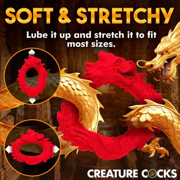 Male Sex Toys XR Brands Rise of the Draon Fantasy Cock Ring