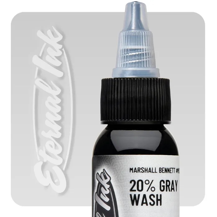 Marshall Bennett Gray Wash Set of 4 Pick Size Eternal Tattoo Ink Eternal Anal