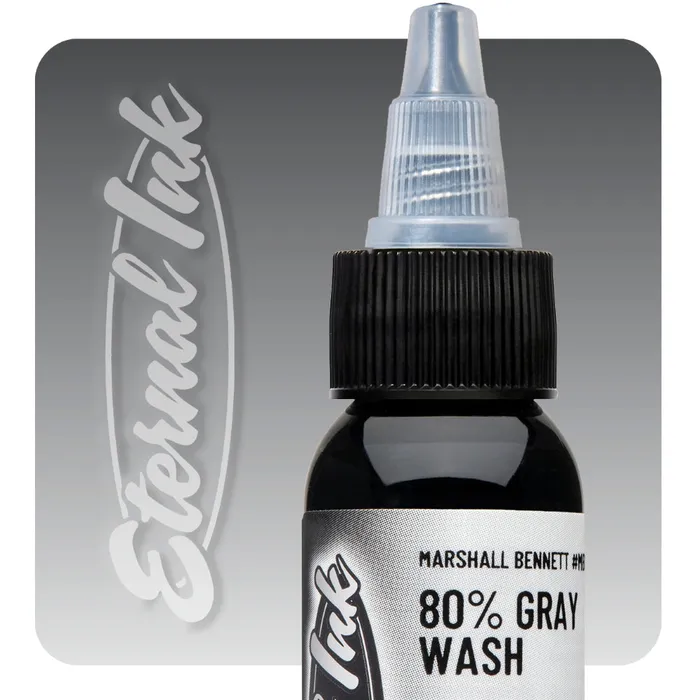 Marshall Bennett Gray Wash Set of 4 Pick Size Eternal Tattoo Ink Eternal Anal