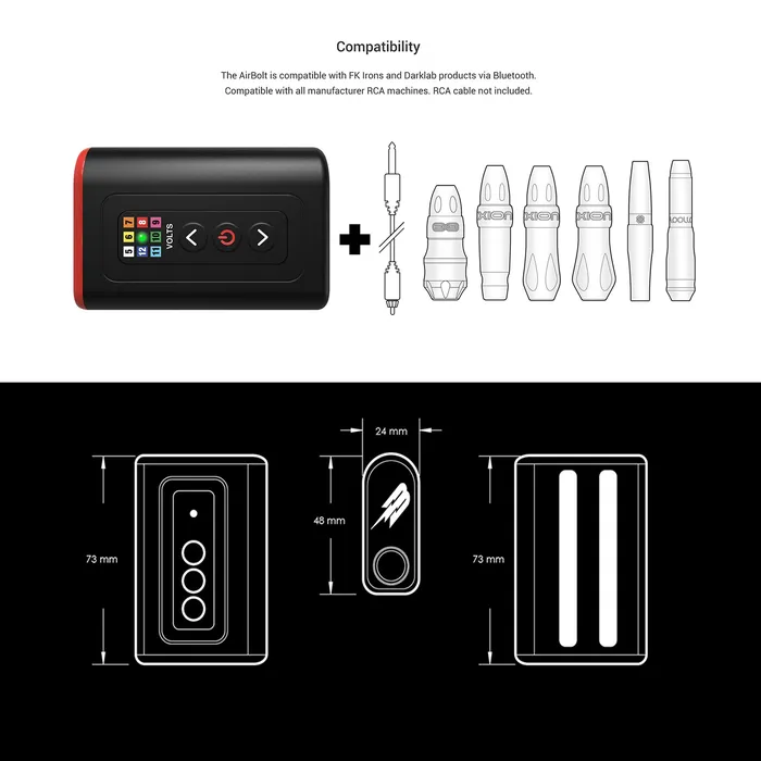 Microbeau FK Irons AirBolt Mini Battery Pack White Single Pack Enhancers