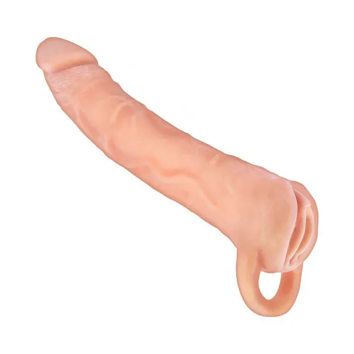 Nasstoys The Great Extender 2 in 1 9 Inch Penis Extender and Stroker Vanilla Male Sex Toys