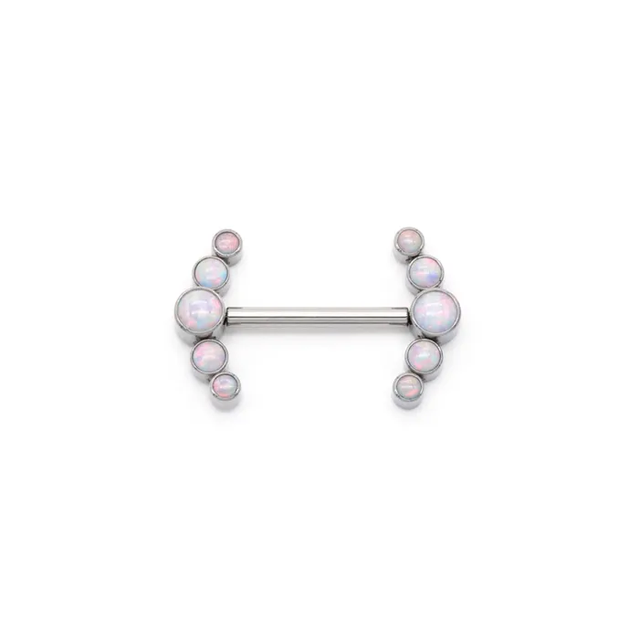 Nipple Clitoral Toys Tilum Tilum 14g 916 White Opal Arrow Titanium Threadless Nipple Barbell Nipple Clitoral Toys Tilum Tilum 14g 916 White Opal Arrow Titanium Threadless Nipple Barbell