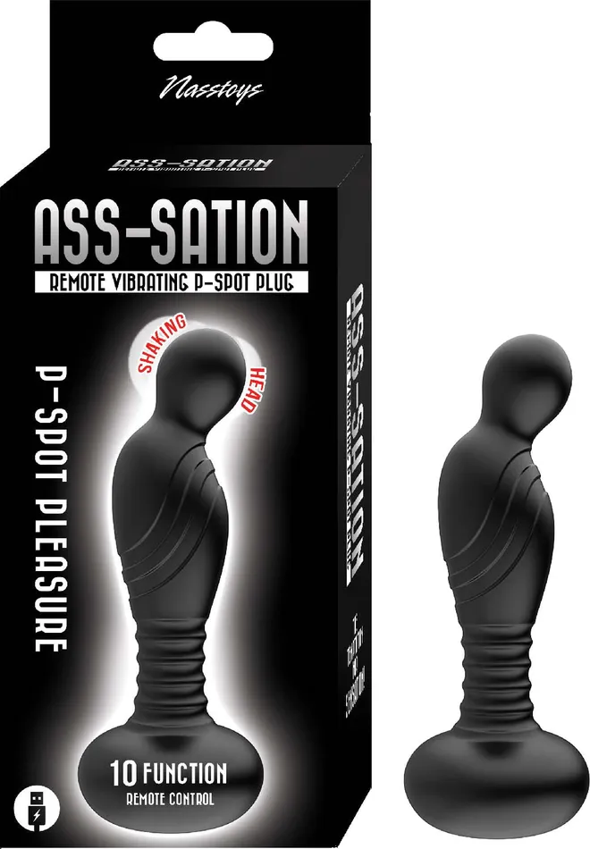 Novelties By Nasswalk Inc Anal ASSSATION Remote Vibrating PSpot Plug Black Novelties By Nasswalk Inc Anal ASSSATION Remote Vibrating PSpot Plug Black