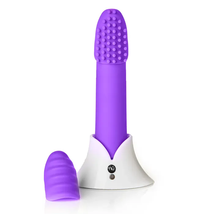 NU Sensuelle Vibrators NU Sensuelle POINT PLUS 20Function Bullet With Silicone Tips Purple