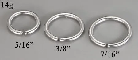 Painful Pleasures 14g Seamless Annealed Stainless Steel Ring Male Sex Toys