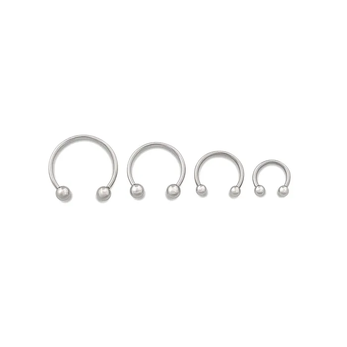 Painful Pleasures 16g Steel Circular Barbell External Threading Price Per 1 Male Sex Toys