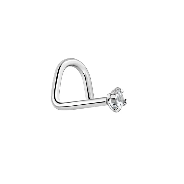 Painful Pleasures 20g Prongset Swarovski Crystal Jewel Nose Screw Anal