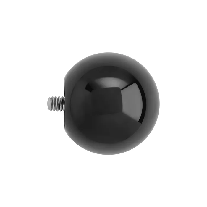 Painful Pleasures Anal 2g Internally Threaded Black PVD Coated CounterSunk Ball Price Per 1