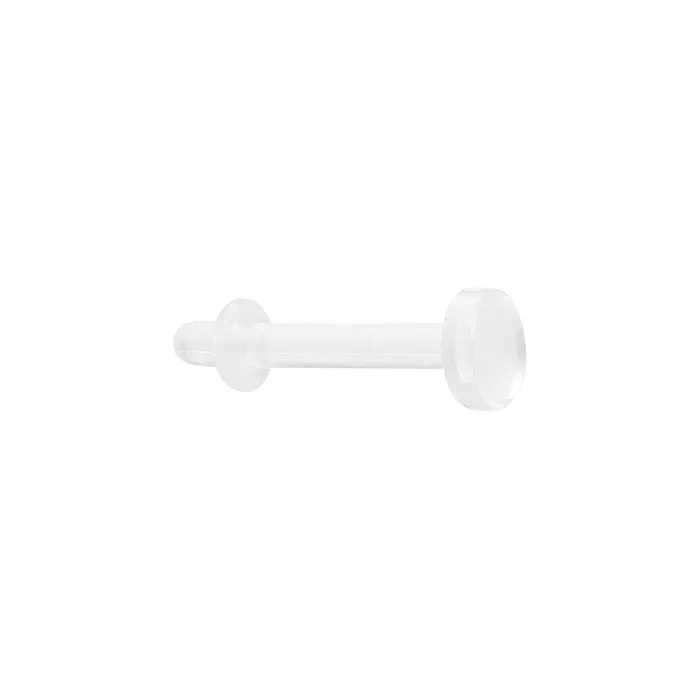 Painful Pleasures Dildos 14g 516 Clear Acrylic Lip Labret Retainer Price Per 1