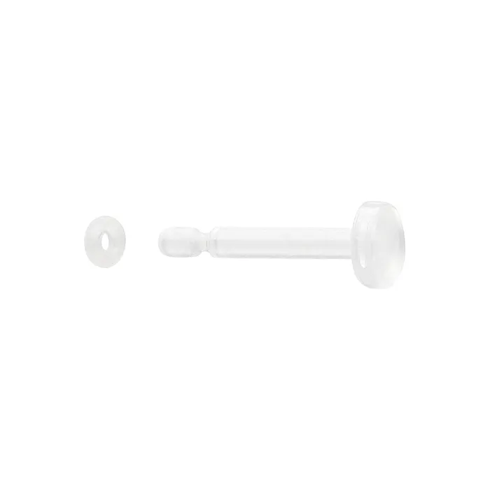 Painful Pleasures Dildos 14g 516 Clear Acrylic Lip Labret Retainer Price Per 1