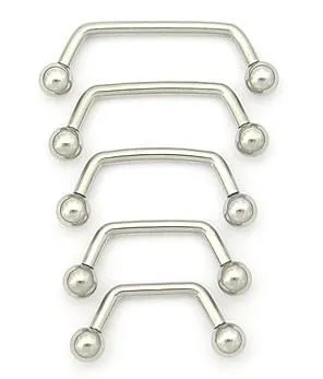 Painful Pleasures Dildos 16g 80 Stainless Steel Surface Barbell