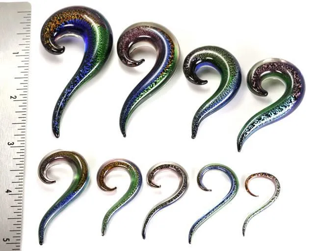 Painful Pleasures Dildos 8g 58 Pyrex Glass DICHROIC Glitter DROP Price Per 1