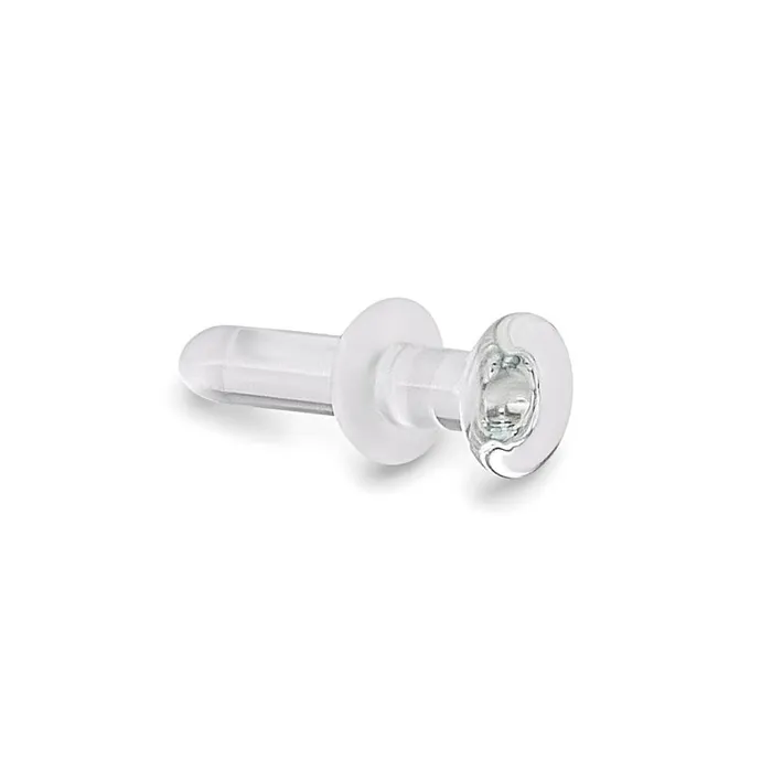 Painful Pleasures Dildos Handmade Clear Glass Labret Retainer Price Per 1
