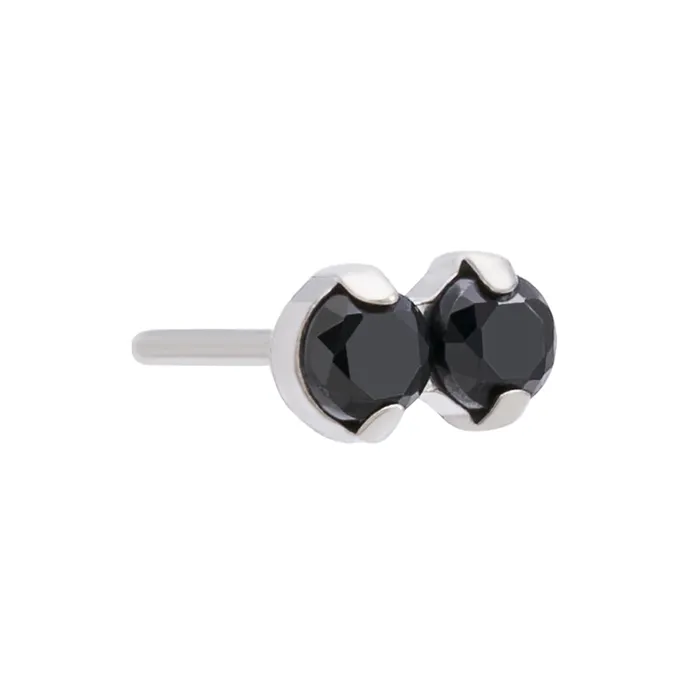 Painful Pleasures Dildos Tilum 14kt Titanium Double Jewel Threadless Top Price Per 1