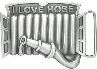 Painful Pleasures I love hose Funny Belt Buckle Vibrators