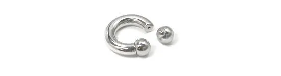 Painful Pleasures Male Sex Toys 0g Internal Steel Circular Barbell Price Per 1
