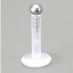 Painful Pleasures Male Sex Toys 16g 516 Bioplastic Labret with 23mm Bioplastic Ball Painful Pleasures Male Sex Toys 16g 516 Bioplastic Labret with 23mm Bioplastic Ball