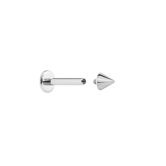 Painful Pleasures Male Sex Toys 8g Internally Threaded CounterSunk Steel Cone Price Per 1