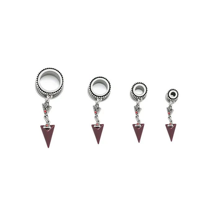 Painful Pleasures Male Sex Toys Dangling Prism Chain Threaded Steel Tunnel Price Per 1