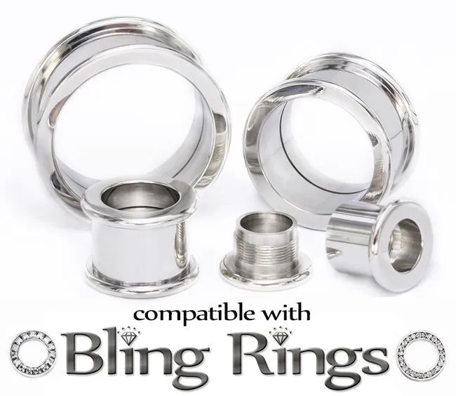 Painful Pleasures Male Sex Toys Threaded InsertAbility Flat Flare Steel Tunnel Price Per 1 Painful Pleasures Male Sex Toys Threaded InsertAbility Flat Flare Steel Tunnel Price Per 1