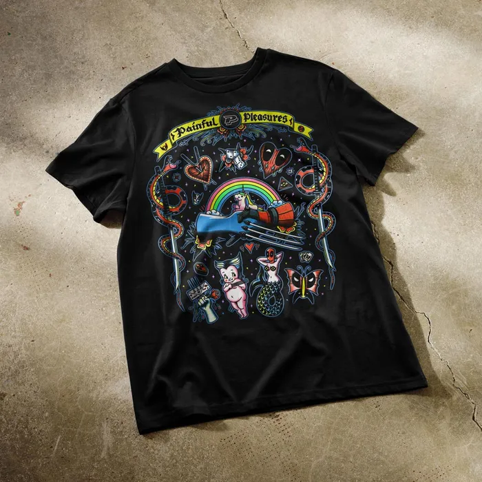 Painful Pleasures PainfulPleasures Limited Edition Reluctant Heroes Tee Couples