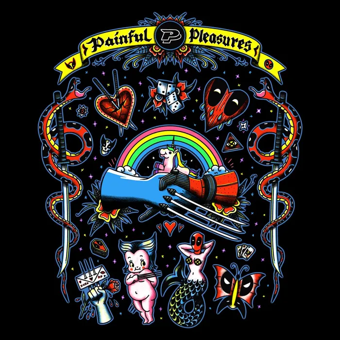 Painful Pleasures PainfulPleasures Limited Edition Reluctant Heroes Tee Couples