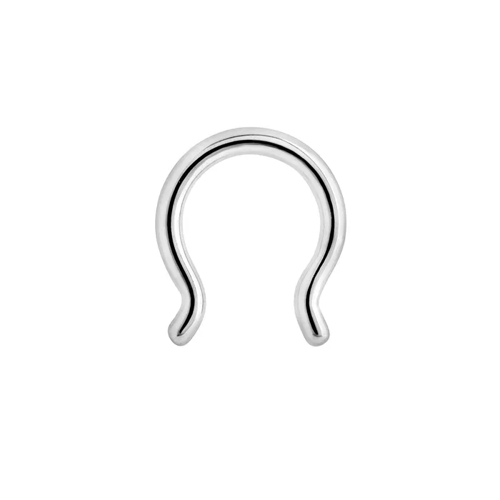 Painful Pleasures Vibrators 14g Horseshoe Septum Retainer