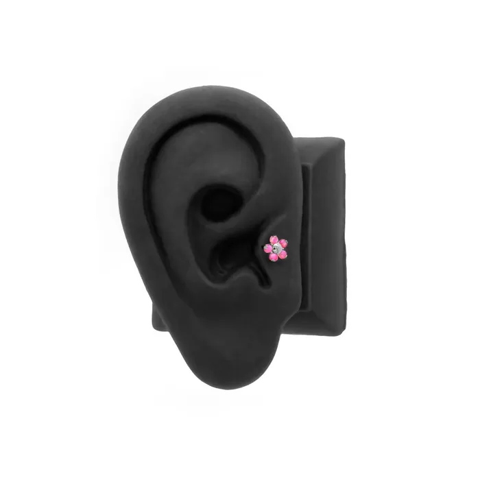 Painful Pleasures Vibrators Titanium Opal Flower Threadless Top Price Per 1
