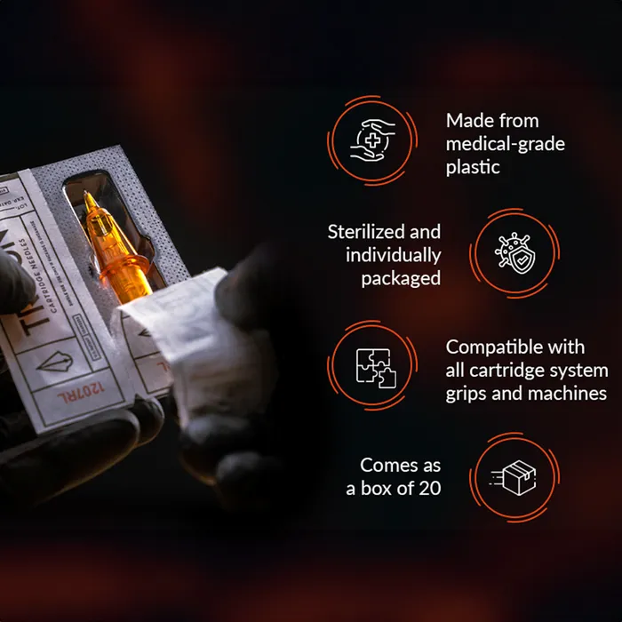 Peak Needles Triton Sample Pack of 5 Cartridge Tattoo Needles Peak Male Sex Toys