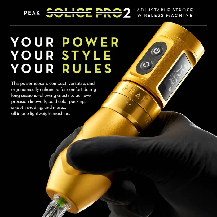 Peak Solice Pro 2 Wireless Tattoo Machine Peak Female Sex Toys