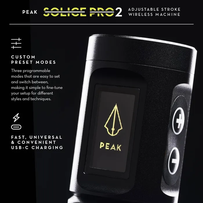 Peak Solice Pro 2 Wireless Tattoo Machine Peak Female Sex Toys