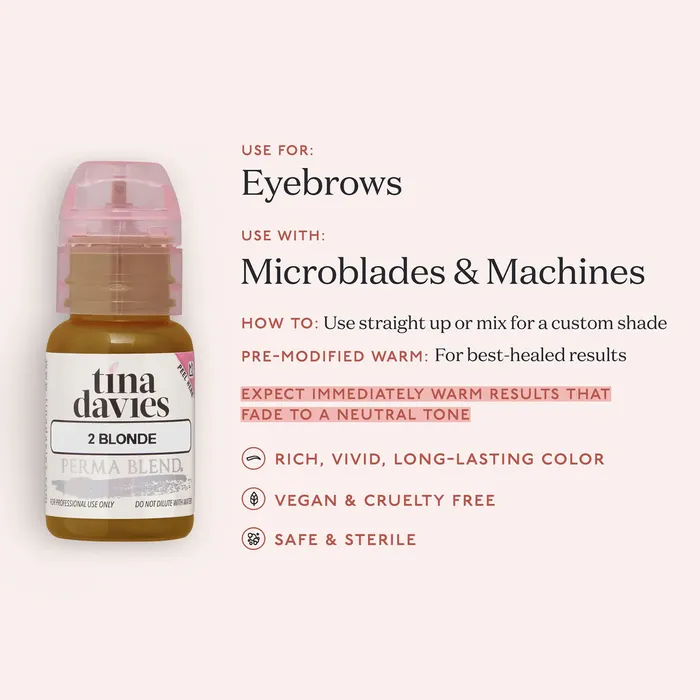 Perma Blend Vibrators Tina Davies Collection Blonde Perma Blend