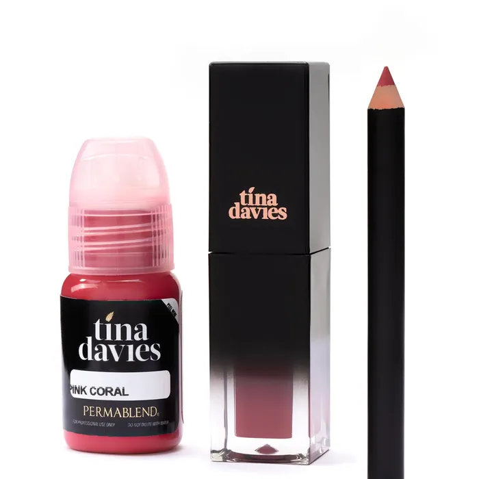 Perma Blend Vibrators Tina Davies Lip Trio Perma Blend Pink Coral