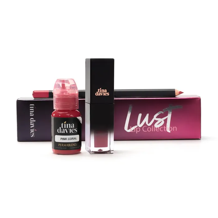 Perma Blend Vibrators Tina Davies Lip Trio Perma Blend Pink Coral