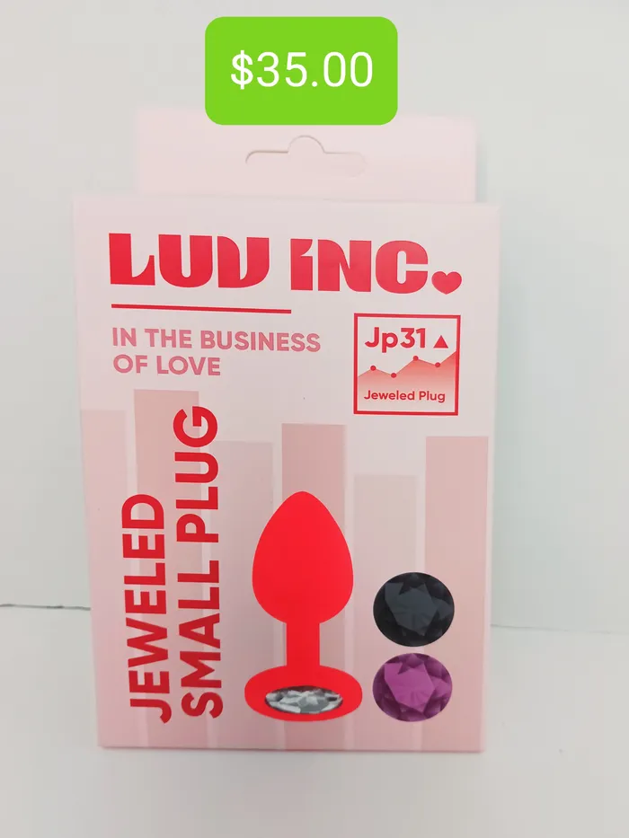 Pleasher Spot Anal Luv Inc Jeweled Plug