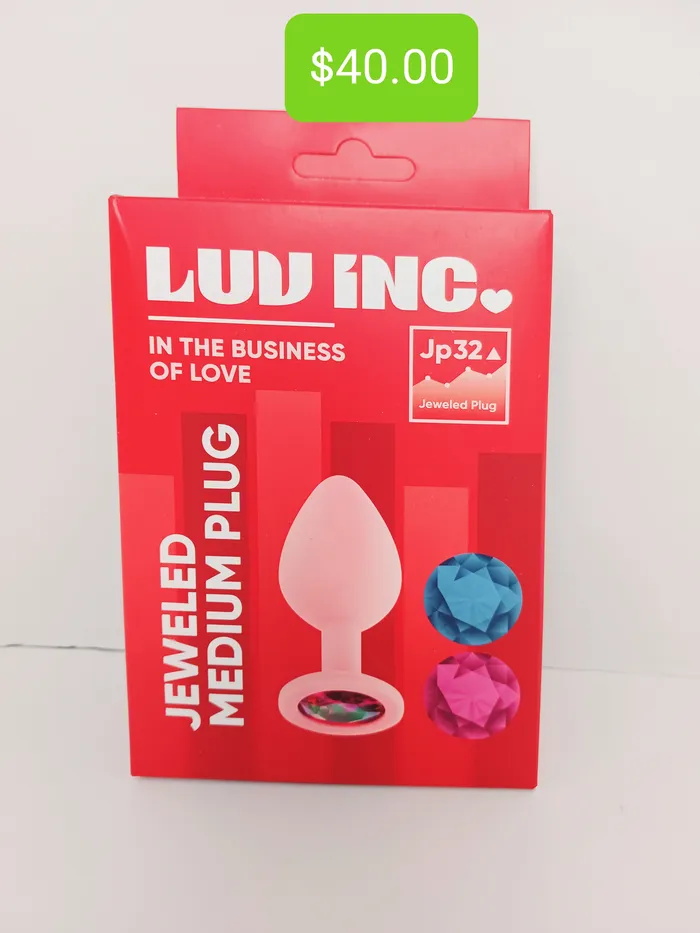 Pleasher Spot Anal Luv Inc Jeweled Plug