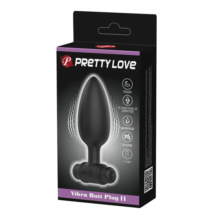 Pleasher Spot Anal Pretty Love Vibra Butt Plug