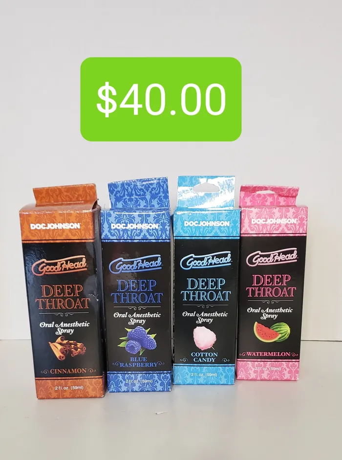 Pleasher Spot Good Head Deep Throat Oral Spray Male Sex Toys