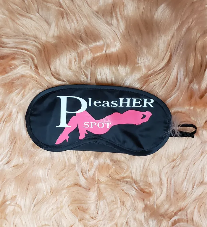 Pleasher Spot Male Sex Toys Signature Eye Mask